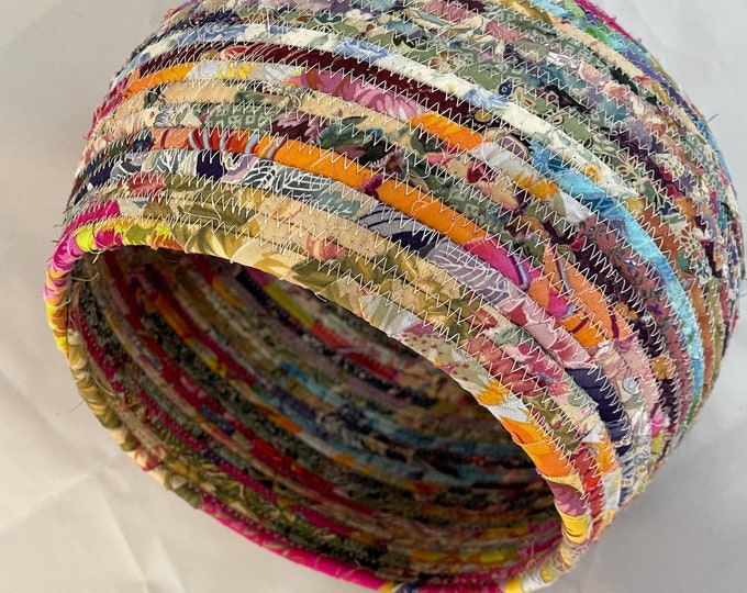 Extra Large Fabric Basket in Bright Florals Etsy