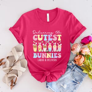 20 Easter Day Nicu Labor And Delivery Nurse Png, L&D Easter Png, Delivering The Cutest Bunnies Png, Nicu Nurse Easter Png,Midwife Easter Png image 2