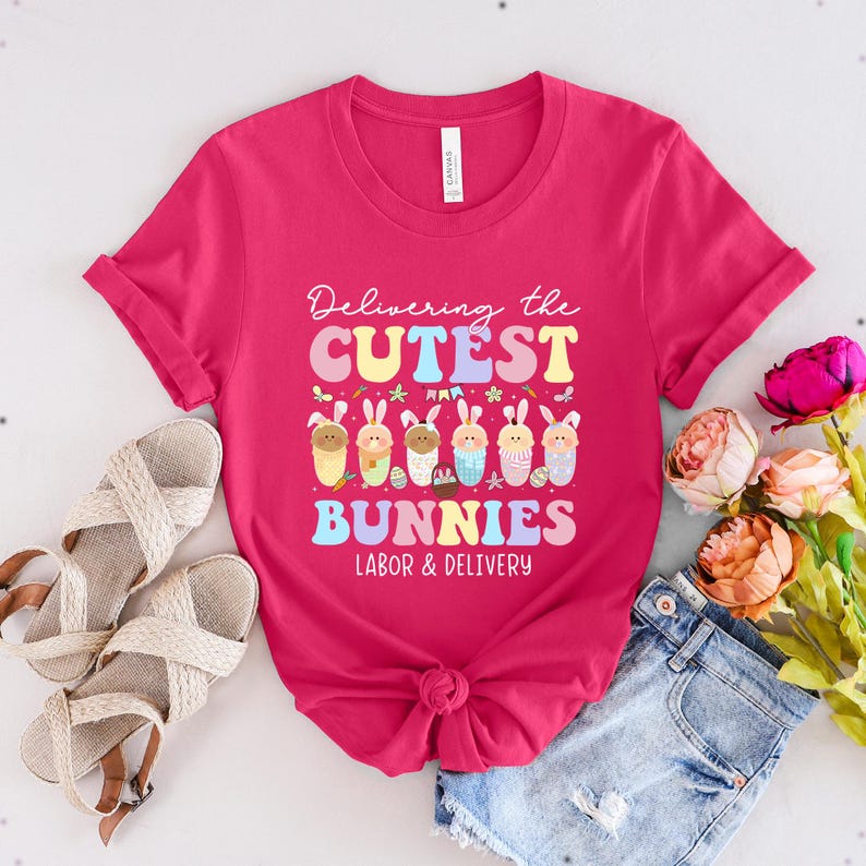 20 Easter Day Nicu Labor And Delivery Nurse Png, L&D Easter Png, Delivering The Cutest Bunnies Png, Nicu Nurse Easter Png,Midwife Easter Png image 2
