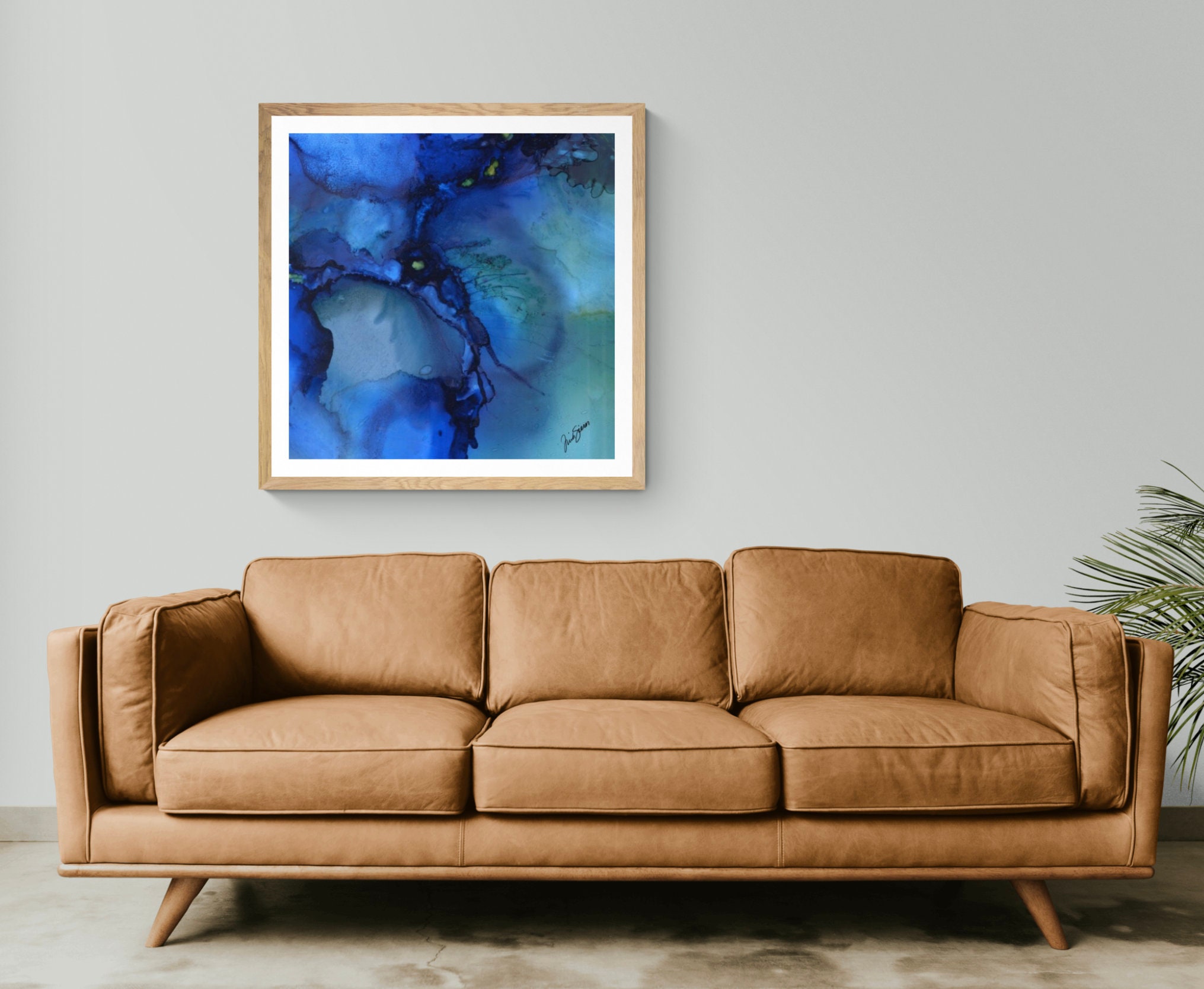 Large Wall Art Large Canvas Print Abstract Print 20x20 Etsy