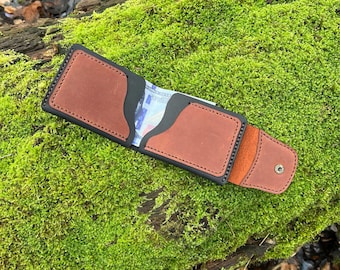 Wallet Pattern Template — 4-Slot Cardholder + Cash Pocket • Leather Pattern PDF • 4 mm Punch Size