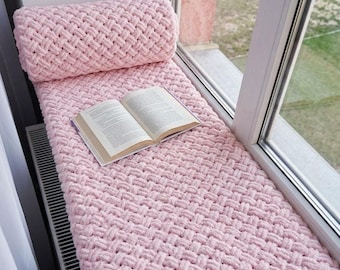 Chunky Knit Puffy Blanket Handmade, Soft Chenille Baby Throw, Alize Puffy Nursery Blanket, Cozy Bed Couch Cover, Baby Shower Gift Idea