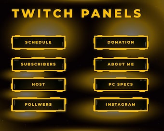 Twitch Panels - Stream Panels | Twitch Stream Panels |