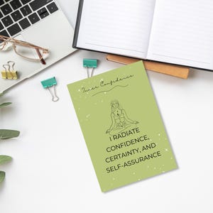 Tarjetas de Afirmaciones Imprimibles de Amor Propio y Confianza / 40 Afirmaciones Positivas / Herramienta de Crecimiento Espiritual / Baraja de Manifestación