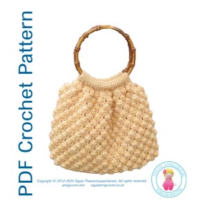 Honey Bag PDF Crochet Pattern in English US and UK Crochet Terms