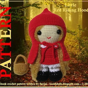 Red Riding Hood, PDF Crochet Pattern in English and in German