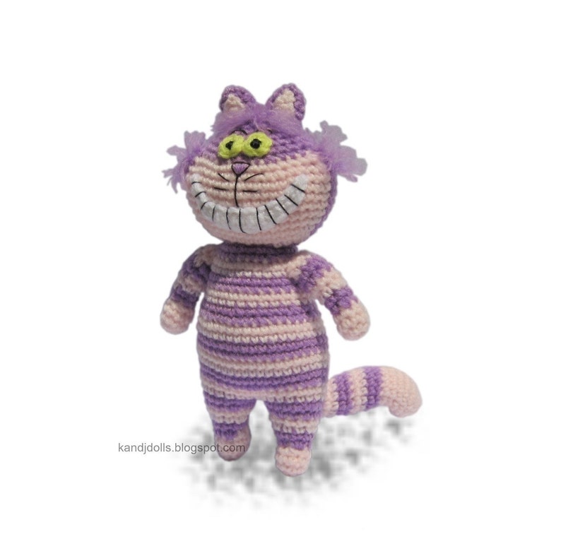 Cheshire Cat, Amigurumi Crochet Pattern in English, Italian, French, Spanish, Dutch and German image 4