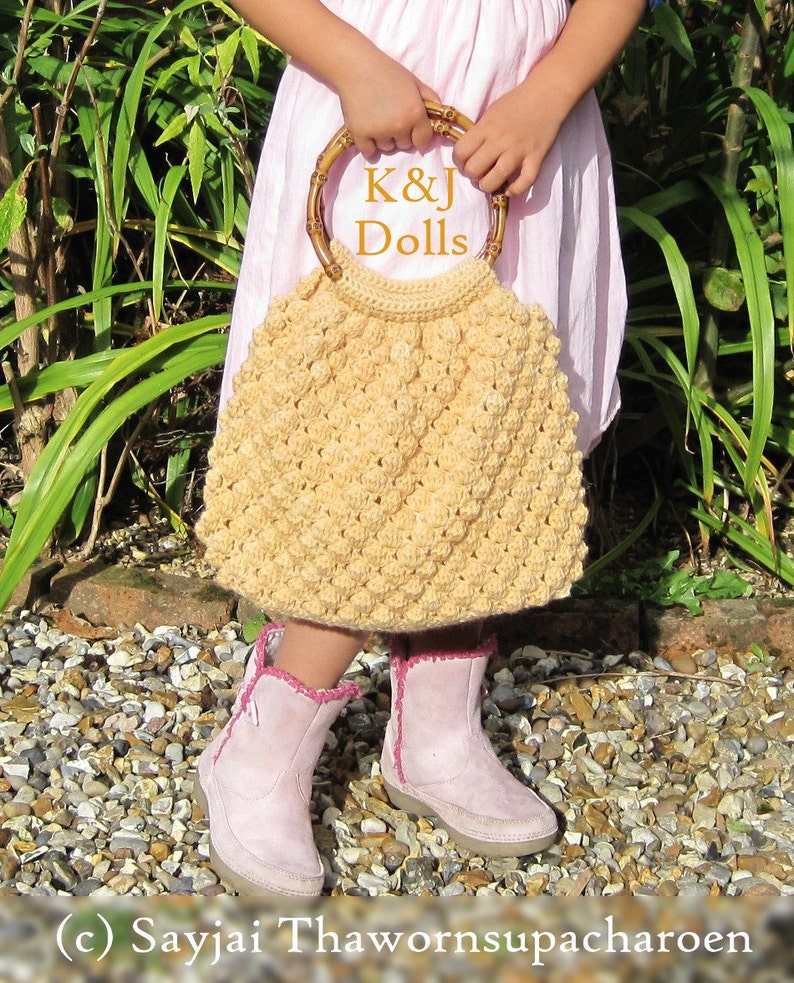 Honey Bag Crochet Pattern in English and German image 2