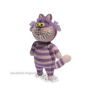 Cheshire Cat, Amigurumi Crochet Pattern in English, Italian, French, Spanish, Dutch and German image 2