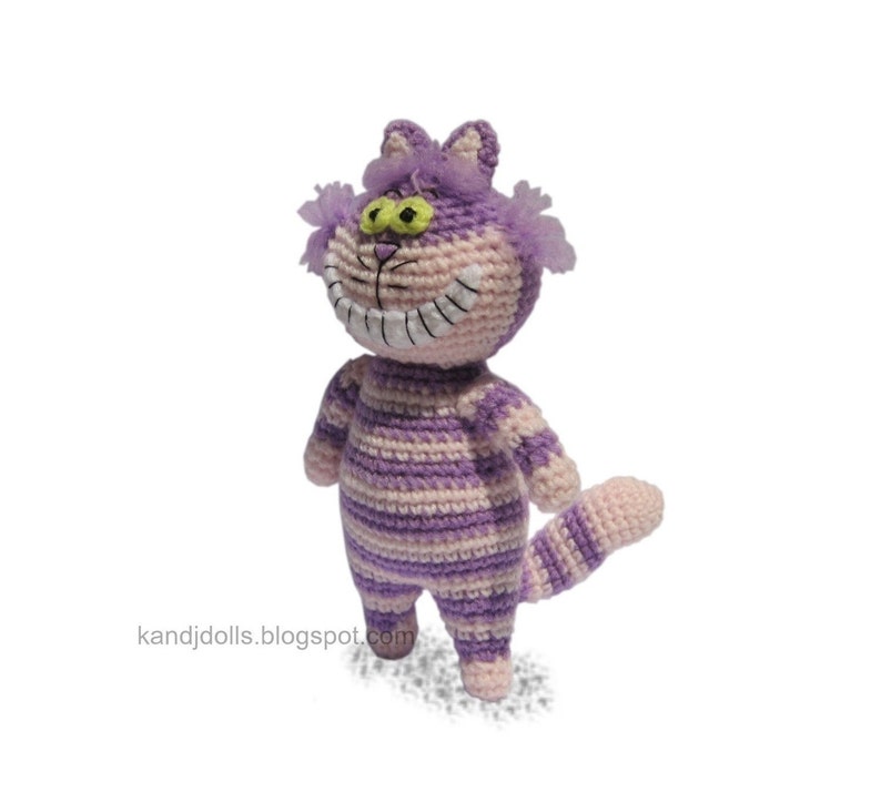 Cheshire Cat, Amigurumi Crochet Pattern in English, Italian, French, Spanish, Dutch and German image 2