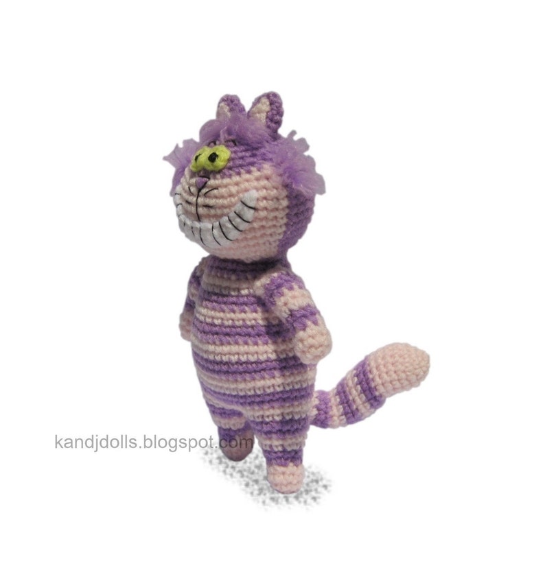 Cheshire Cat, Amigurumi Crochet Pattern in English, Italian, French, Spanish, Dutch and German image 5