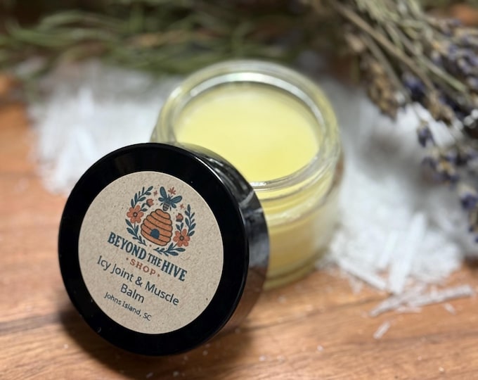 Icy Joint & Muscle Balm Made With 100% Pure Beeswax