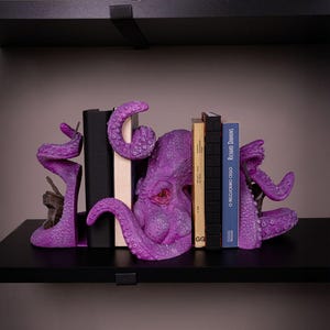 Krakin&#39; Open Bookend – Bold and Dynamic Book Organizer for Powerful Book Displays