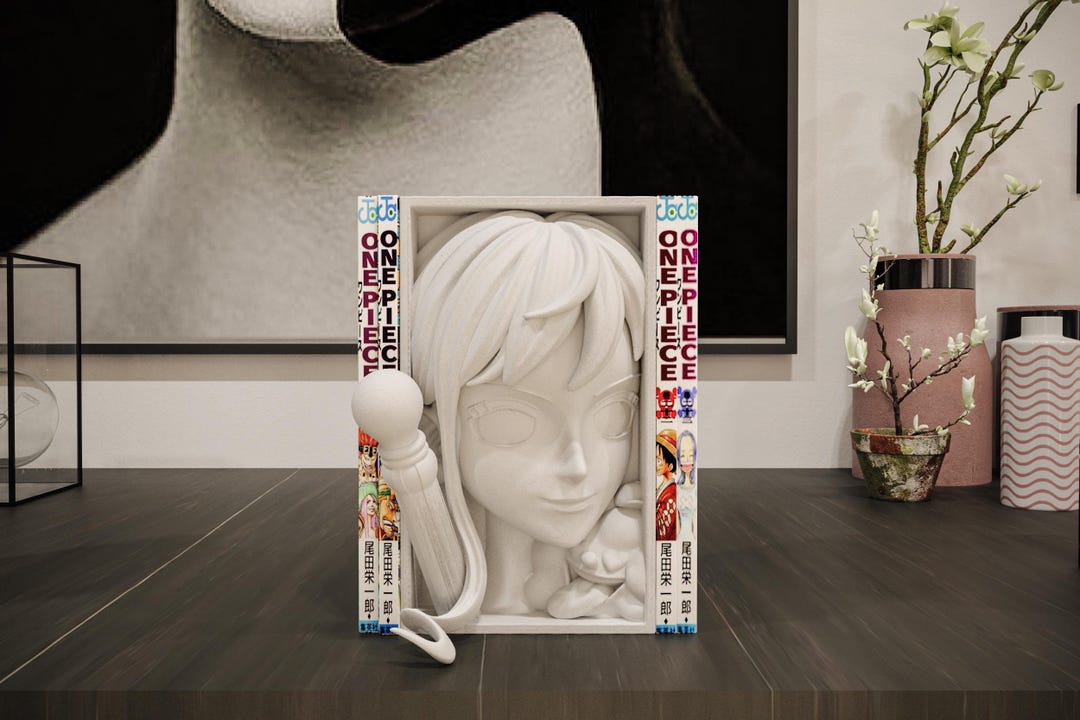 One Piece Nami Book Nook, Straw Hat Pirates Bookend, Cat Burglar ...