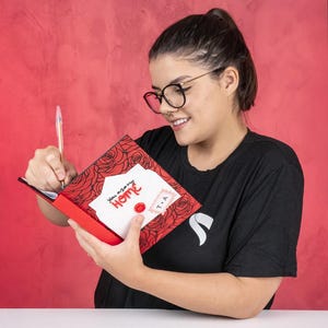 Álbum de recortes personalizado con carta de amor: álbum de recuerdos personalizado impreso en 3D para el día de San Valentín