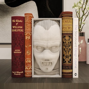 Hannibal Lecter Book Nook: Dark Gothic Horror Bookshelf Insert