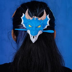 Dragon Hair Pin: Handmade Fantasy Gothic Hair Accessory