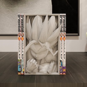 Dragon Ball Manga Nook: Anime Bookshelf Insert - Otaku Room Decor