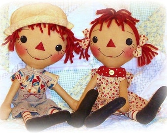 Rtagdy Ann und Andy Puppen Schnittmuster (PDF)