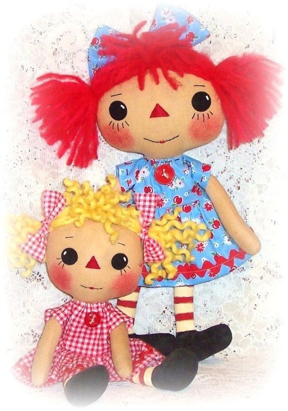 Primitive Doll Pattern PDF sewing pattern Rag Doll Pattern | Etsy