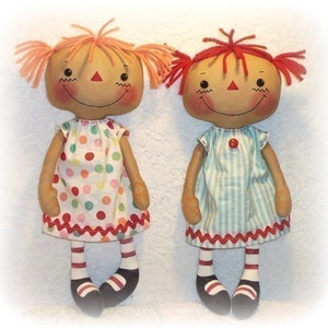 Cloth Doll Pattern, PDF pattern, Rag Doll Pattern, Sewing Pattern, Ragdoll, Soft Doll, Softie. instant download, digital download