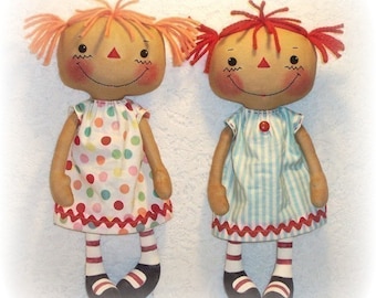 Cloth Doll Pattern, PDF pattern, Rag Doll Pattern, Sewing Pattern, Ragdoll, Soft Doll, Softie. instant download, digital download