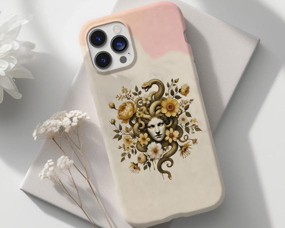 Medusa Phone Case: Greek Mythology Snake Gorgon Design Medusa Phone Case: Greek Mythology Snake Gorgon Design