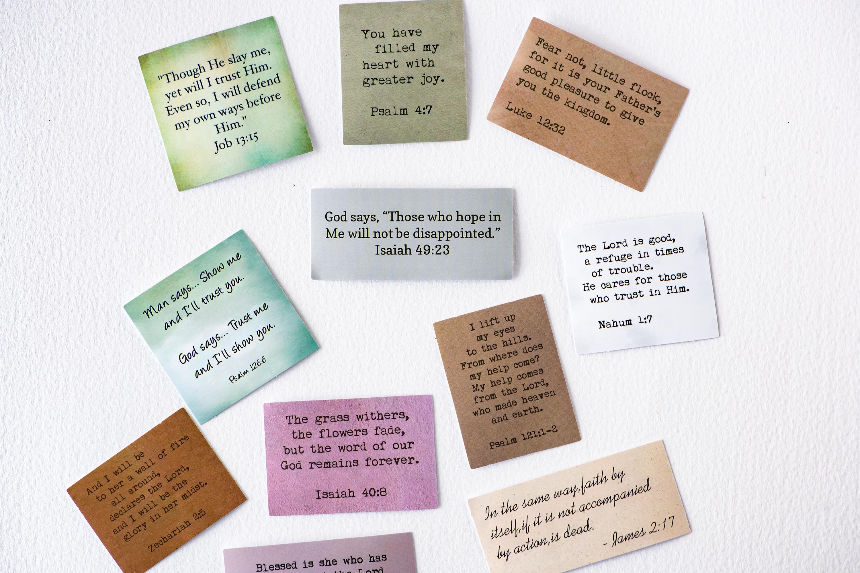 Assorted Bible Verse Sticker Pack, Christian Sticker Gifts, Junk ...