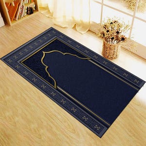 Prayer Rug, Prayer Mat, Personalized Prayer Rug, Prayer Rug for Muslim, Prayer Rug for Women, Gift For Muslim, Modern Rug, Janamaz, Islamic