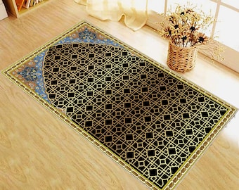 Prayer Personalized, Prayer Rug, Prayer Mat, Prayer Rug for Muslim, Gift For Muslim, Turkish Prayer Rug, Islam Prayer Rug, Prayer Mat, Eid