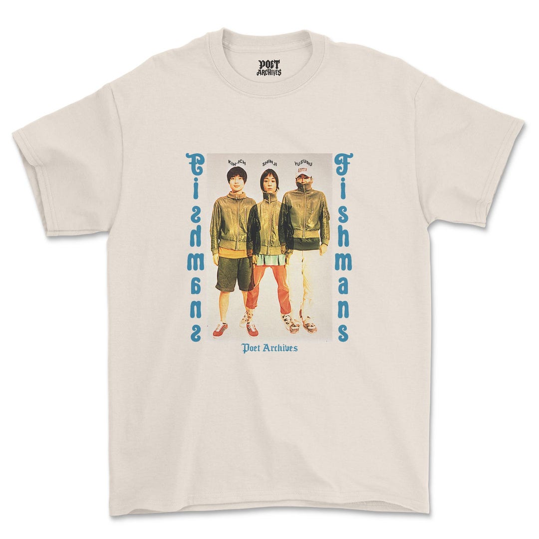 フィッシュマンズ　Tシャツ　fishmans a pice of future Fishmans フィッシュマンズ | . . 🐟Fishmans ”Uchu Nippon