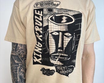 King Krule t-shirt Man Alive! The Ooz Space Heavy 6 Feet tee, indie rock shirt, jazz punk merch, Archy Marshall tribute merch