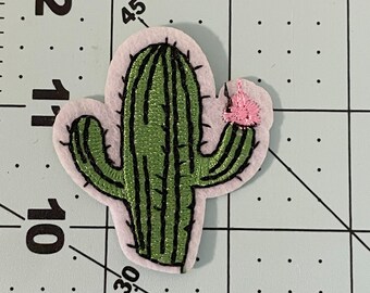 1  - Iron on Cactus patch