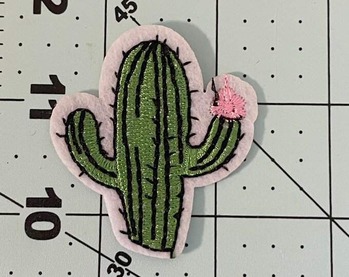 1  - Iron on Cactus patch