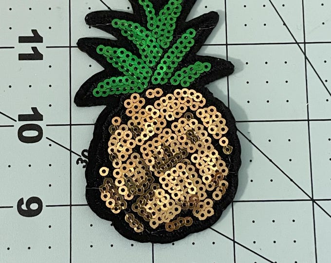 4 - Iron on Pineapple patches