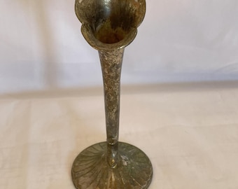Vintage 1950's Raimond Silver Plate Calla Lilly Vase