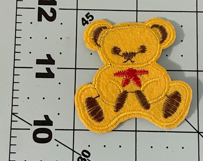 1  - Iron on Teddy Bear patch