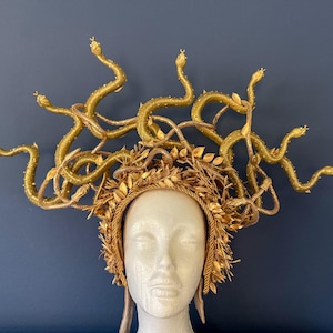 Medusa headpiece for Greek Goddess costume