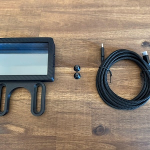 4" Sim Racing Dashboard Fanatec | VoCore 60 FPS Touchscreen | SimHub USB Screen | 3D Carbon Look | Plug & Play Telemetry image 3