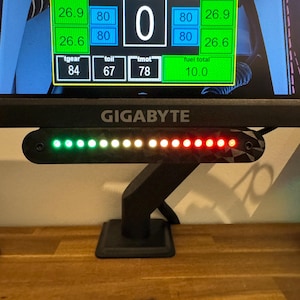 Universal REV Lights LED RPM display sim racing