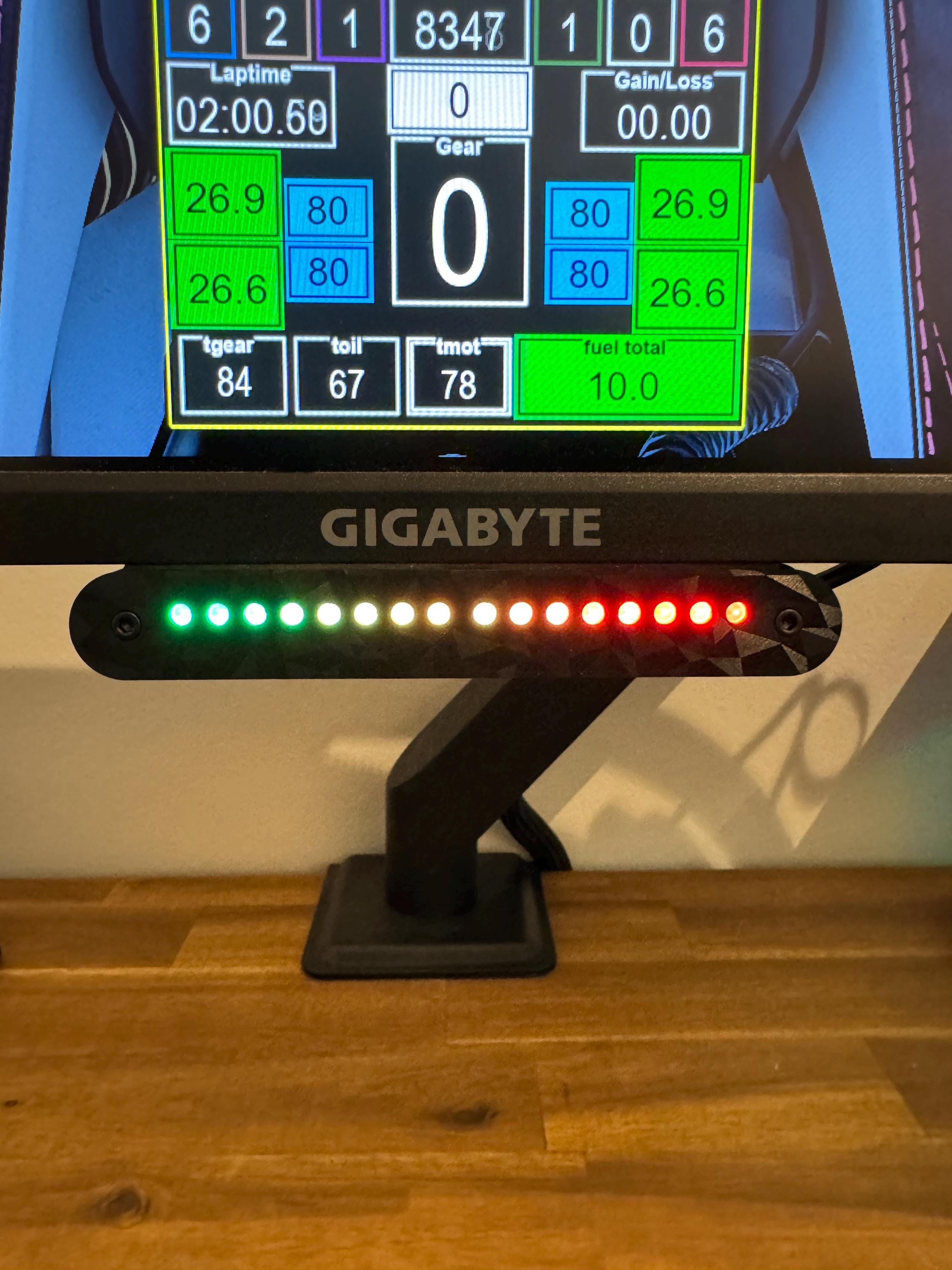 Universal REV Lights LED RPM Display Sim Racing - Etsy