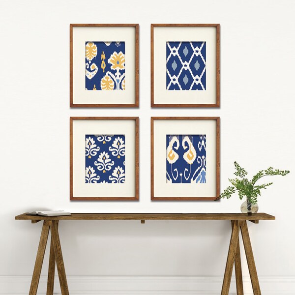 Ikat Wall Art Etsy