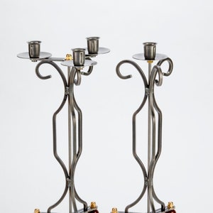 Triple and Single Candle Holders