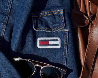 Geborduurd Tommy Hilfiger jaspatch "original" 2,5 cm x 1 cm