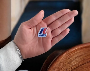 Insignia de chaqueta "original" de K-way (3 x 3 cm)