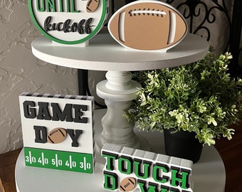 Football Tier tray signs