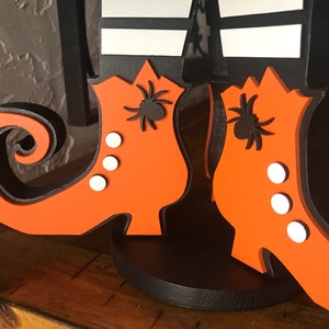 Halloween Tray, tier tray display stand, witches feet decor tray image 4