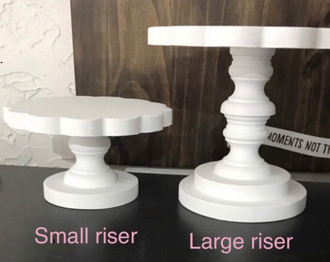 Mug Display Risers Risers, Tiered Tray Pedestals, Mug Holder, Sign Riser, Cupcake Stand - Etsy