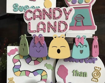 Candyland tiered tray