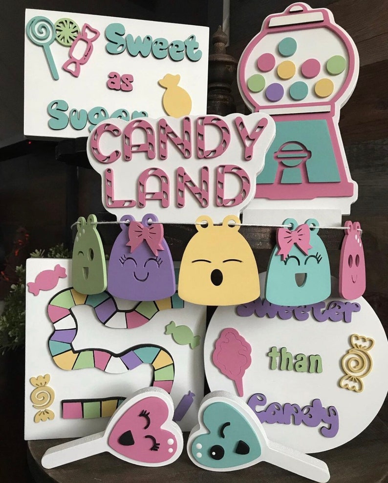 Candyland tiered tray image 1